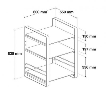 Description image for NorStone LOFT CENTRAL AV Stand BLACK