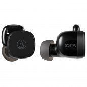 Audio-Technica ATH-SQ1TWBK True Wireless Earbuds BLACK