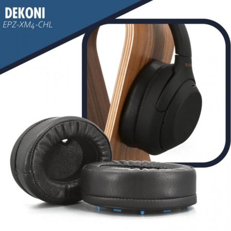 Description image for Dekoni Audio Replacement Earpads for Sony WH1000XM4 LEATHER BLACK