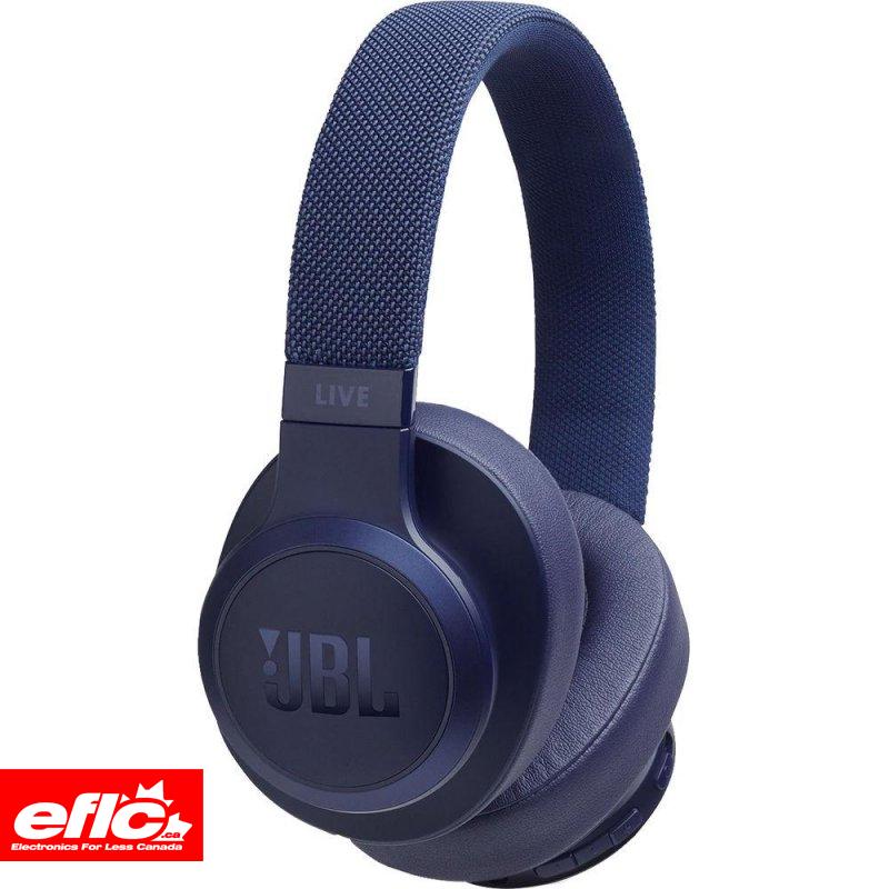 JBL LIVE 500BT Over-ear Bluetooth Wireless Stereo Headphone BLUE Canada