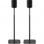 Flexson FLXS1AFS2021 Adjustable Floorstand Speaker for Sonos One Play:1 BLACK (Pair)