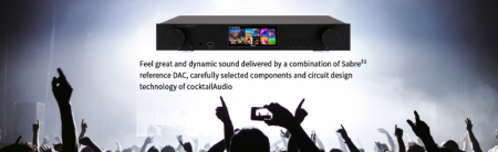 Description image for Cocktail Audio N25 HiFi Streamer with DAC BLACK