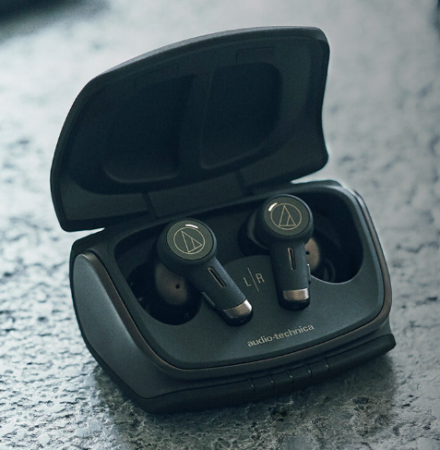 Description image for Audio-Technica ATH-TWX9 Innovative Wireless Earphone with Digital Hybrid - Open Box