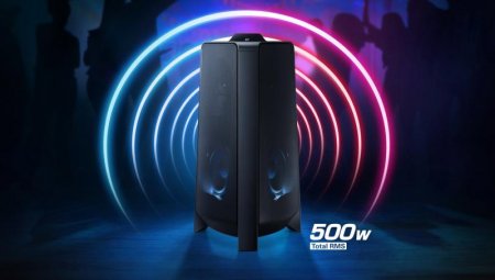 Description image for Samsung MX-ST50B/ZC Sound Tower 240W Portable Speaker BLACK - Open Box