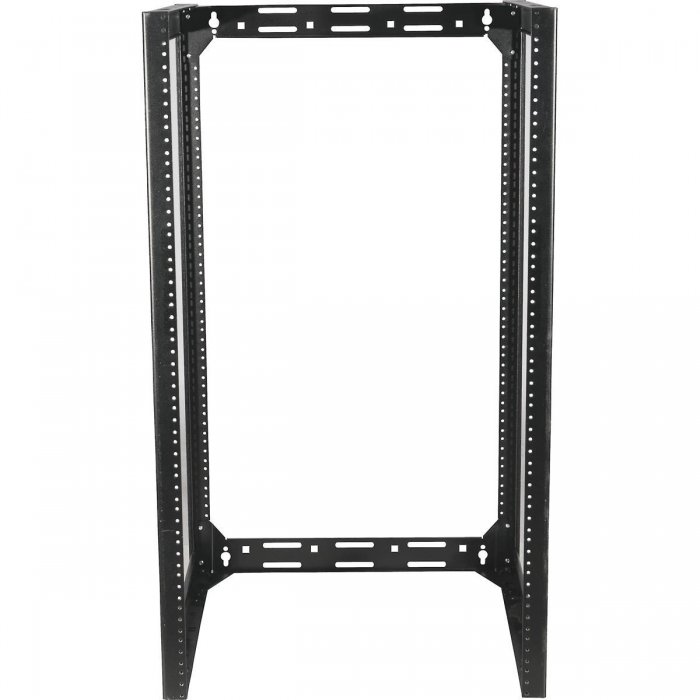 Sanus CFR1620 35-Inch Tall AV Rack 20U Stackable Skeleton Rack BLACK - Click Image to Close