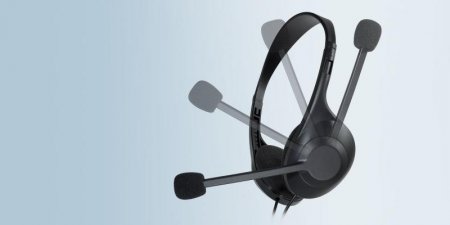 Description image for Audio-Technica ATH-102USB Dual-Ear USB Computer Headset