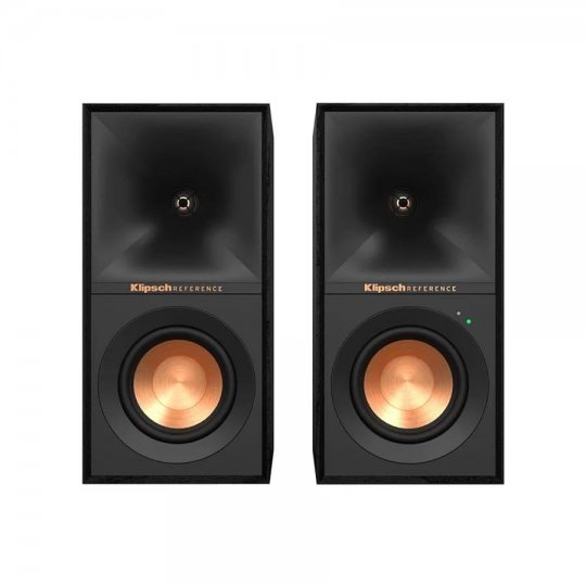 Klipsch R40PM Reference 4" Two Way Powered Bookshelf Speakers (Pair) BLACK