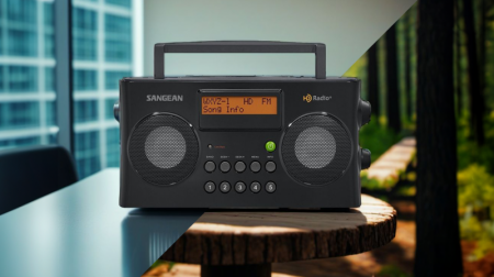 Description image for Sangean HDR-16 HD Digital Audio AM/FM Radio BLACK