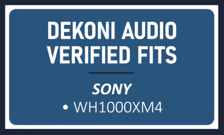 Description image for Dekoni Audio Replacement Earpads for Sony WH1000XM4 LEATHER BLACK