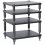 Norstone Como Base Modular HI-FI Rack (Each) BLACK LEATHER