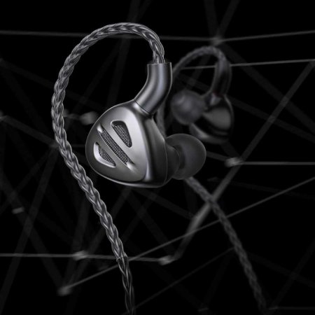 Description image for FiiO FH9 1 Dynamic 6 Balanced Armature Driver IEMs BLACK