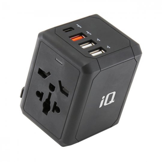 iQ Universal Travel Adapter with Multiple USB