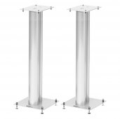 NorStone Stylum 3 Premium Metal 31" Speaker Stand (Pair) WHITE
