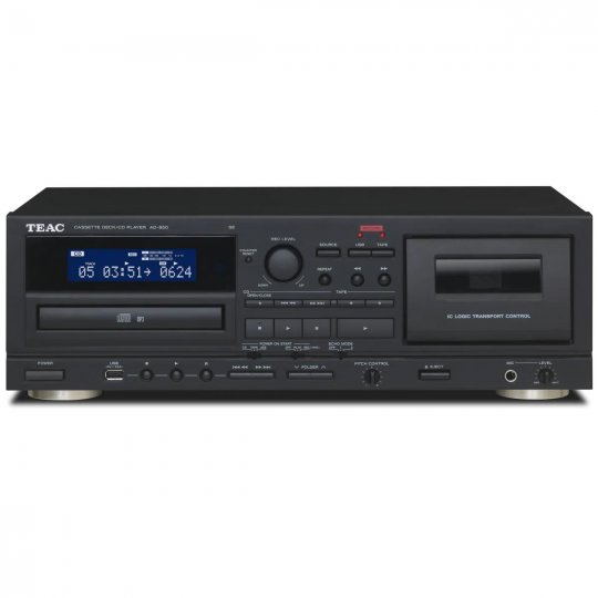 TEAC AD-850-SE Cassette Deck / CD Player BLACK