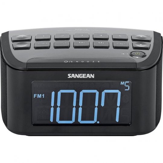 Sangean RCR-24 AM/FM-Stereo Aux-In Digital Tuning Radio BLACK