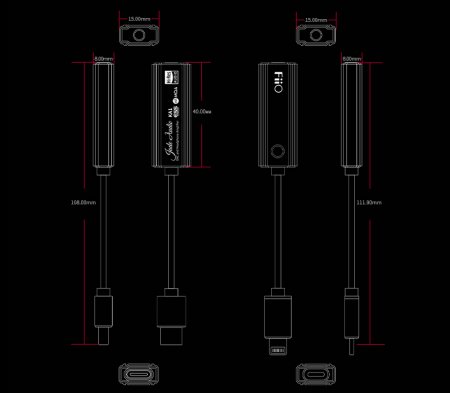 Description image for FIIO KA1 Type-C Small USB Portable DAC and Amplifier BLACK