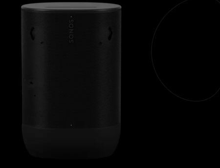 Description image for Sonos Move 2 Battery Powered Portable Speaker BLACK