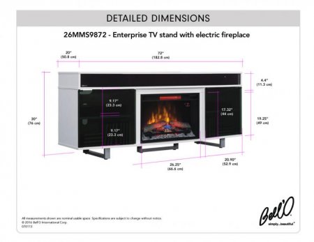 Description image for Bell'O NEWENTW New Enterprise Classic Flame Bello WHITE