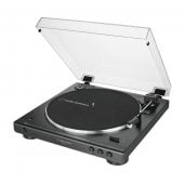 Audio-Technica AT-LP60XBT-USB Fully Automatic Wirelss Belt-Drive Turntable BLACK