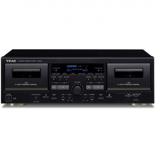 TEAC W-1200 Dual Cassette Deck BLACK